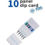 10 Panel Drug Test Dip Card