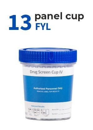 13 Panel Cups with Fentanyl