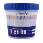 5 Panel Drug Test Cup with MAMP/1000, Adulterants Click Top Economy Cup - 90ml
