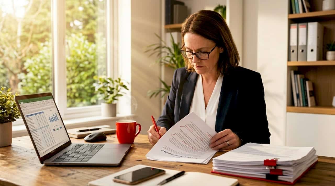 HR manager reviewing drug testing regulations